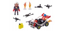 Playmobil - Stuntshow Véhicule et pompier #70554